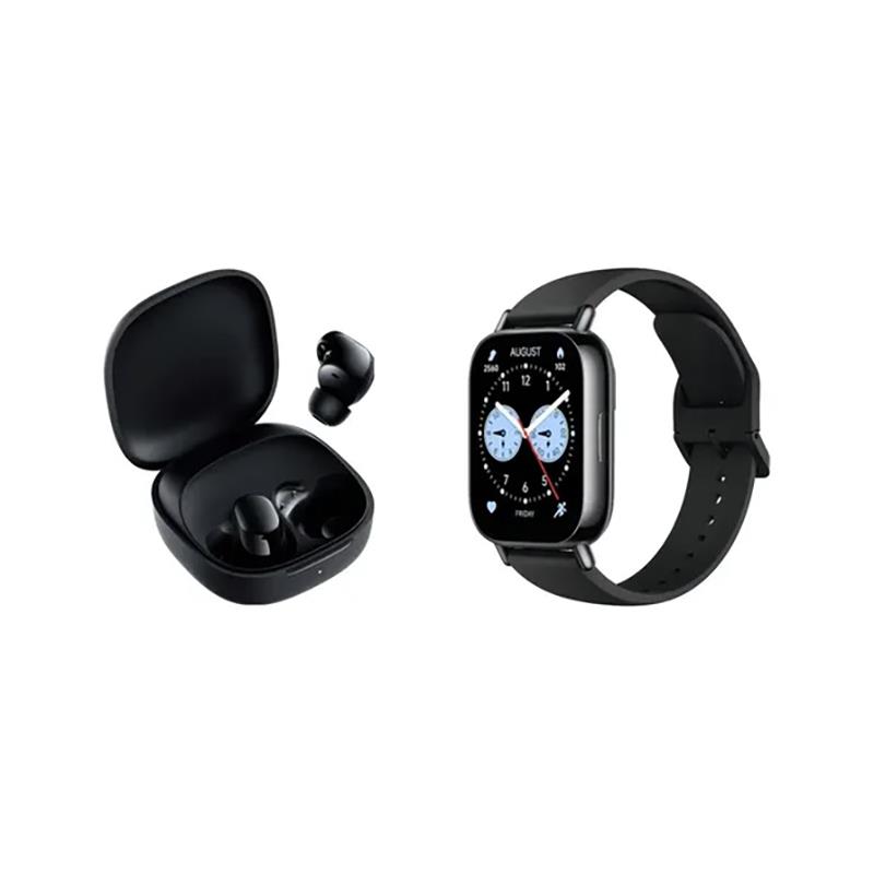 Kit Xiaomi: Auriculares Inalambricos Redmi Buds 6 Play Negro + Smartwatch Redmi 5 Lite Negro Milanes
