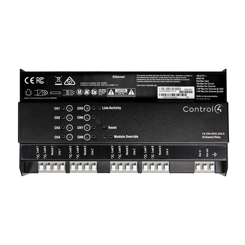 DIN-RAIL 8 CHANNEL RELAY SWITCH