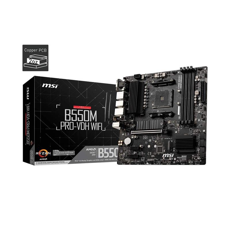 Motherboard MSI B550M PRO-VDH WIFI AM4 DDR4