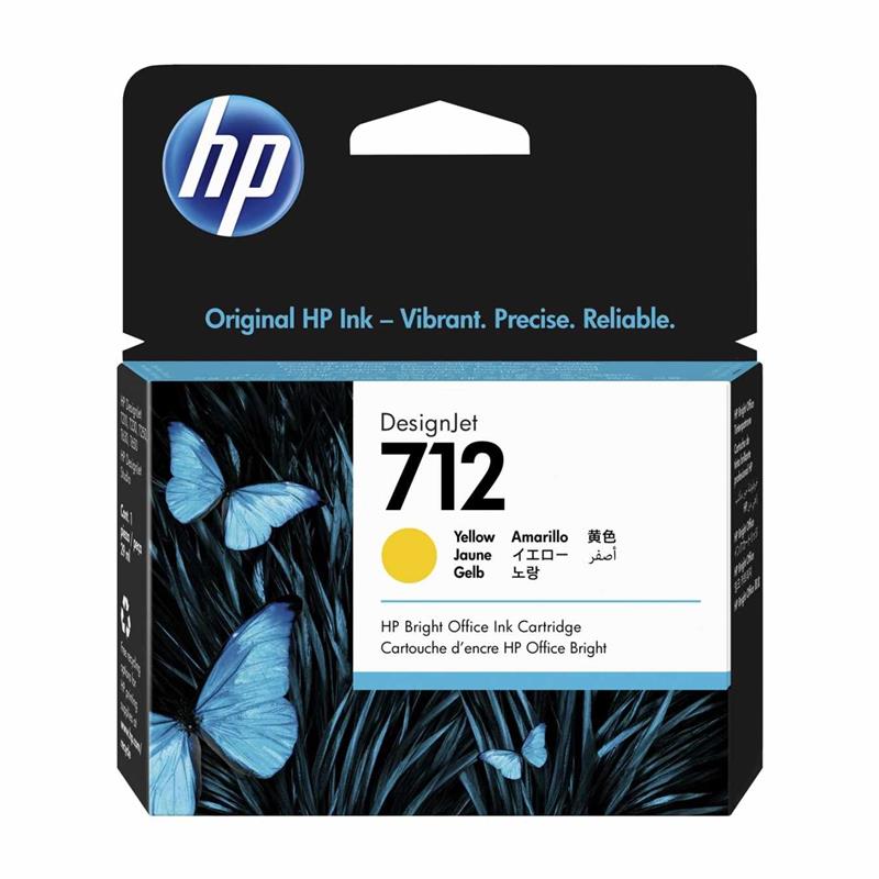 Cartucho de Plotter HP 712 Amarillo