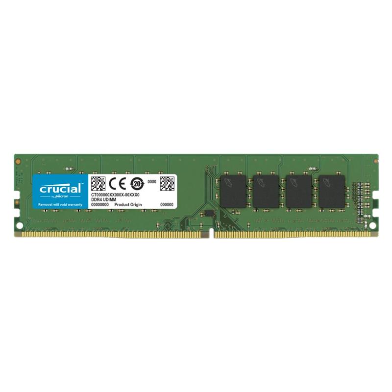 Memoria Ram UDIMM CRUCIAL CT 8GB DDR4 3200MHz CL22 1.20V Single Verde