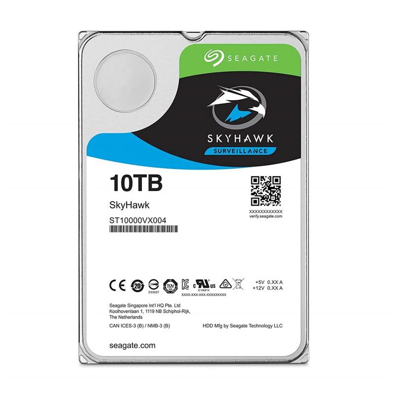 Disco Interno HDD SEAGATE Skyhawk 10TB 3.5