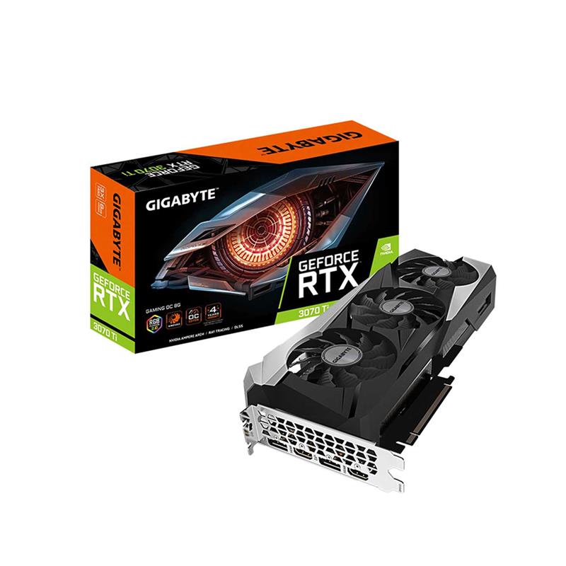 Placa de Video GIGABYTE NVIDIA GeForce RTX 3070 Ti GAMING OC 8G