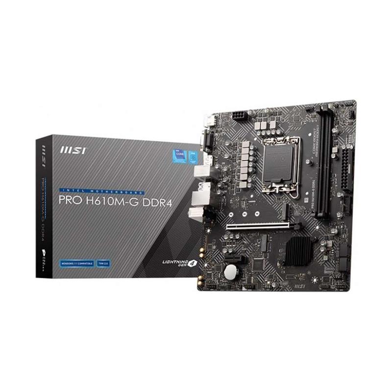 Motherboard MSI PRO H610M-G LGA1700 DDR4