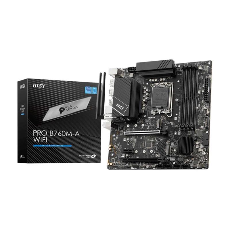 Motherboard MSI PRO B760M-A WIFI LGA1700 DDR5