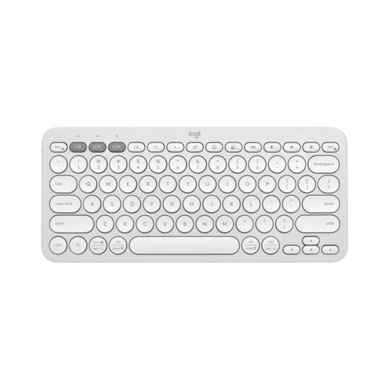 Teclado Inalámbrico Logitech Pebble 2 K380 Blanco