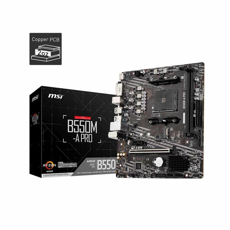 Motherboard MSI B550M-A PRO (AM4)