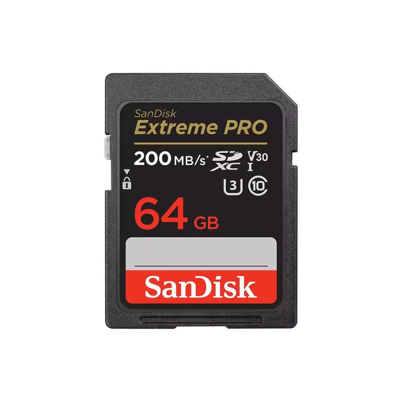 Tarjeta SD Sandisk Extreme PRO 64GB 200MB/s 4K