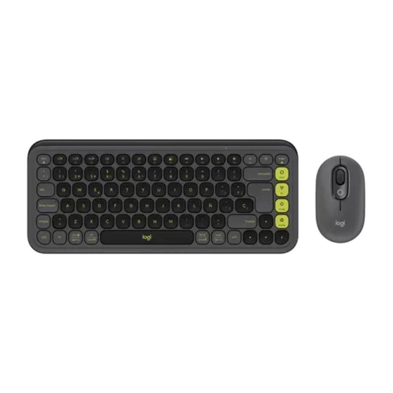 Combo Inalámbrico Logitech POP Icon Negro