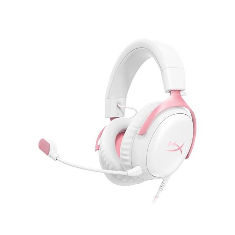 Auricular HyperX Cloud III Cableado - (Blanco/Rosa)