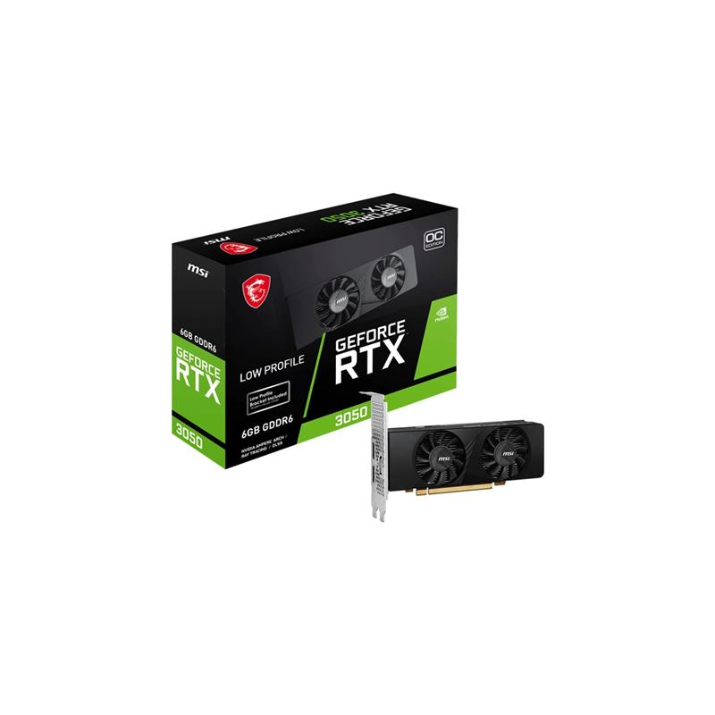 Placa MSI NVIDIA GeForceRTX 3050 LP 6G OC