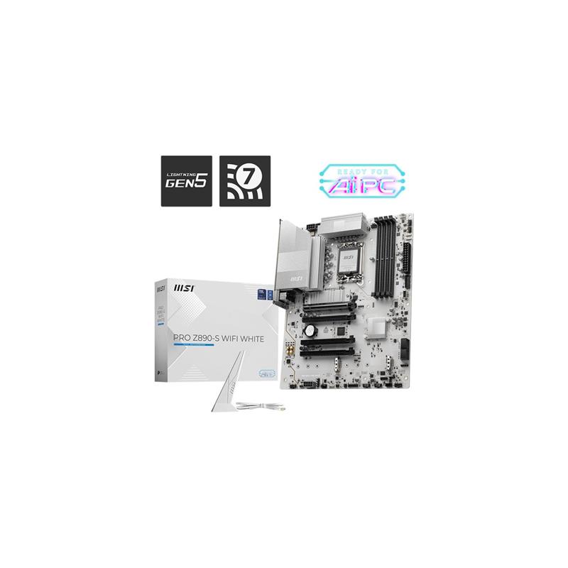 Motherboard MSI PRO Z890-S WIFI  WHITE LGA1851 DDR5