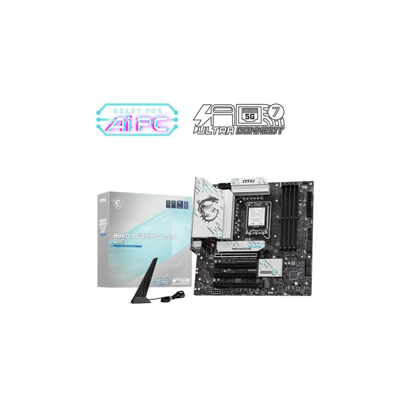 Motherboard MSI B860M GAMING PLUS WIFI LGA1851 DDR5