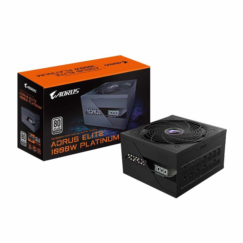 Fuente GIGABYTE AORUS ELITE P1000W 80  Platinum Modular PCIe 5.0