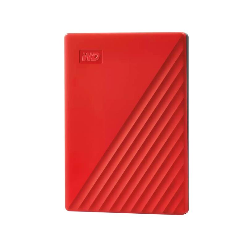Disco Externo HDD WESTERN DIGITAL MyPassport 1TB USB 3.2 Rojo