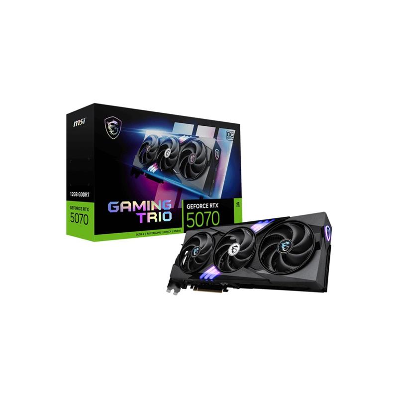 Placa MSI NVIDIA GeForce RTX 5070 12G GAMING TRIO OC
