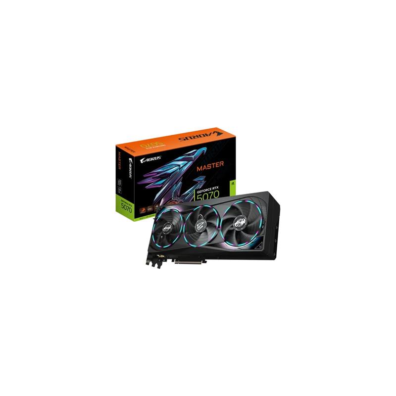 Placa de Video GIGABYTE AORUS GeForce RTX 5070 MASTER 12G
