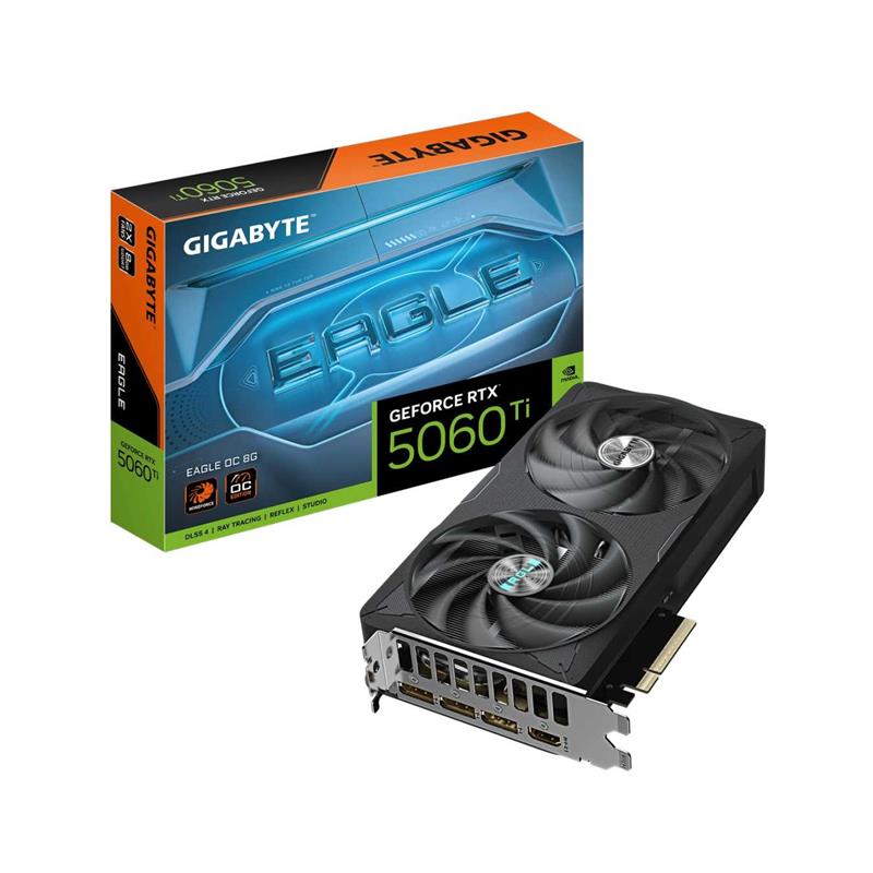 Placa de Video GIGABYTE NVIDIA GeForce RTX 5060 Ti EAGLE OC 8G