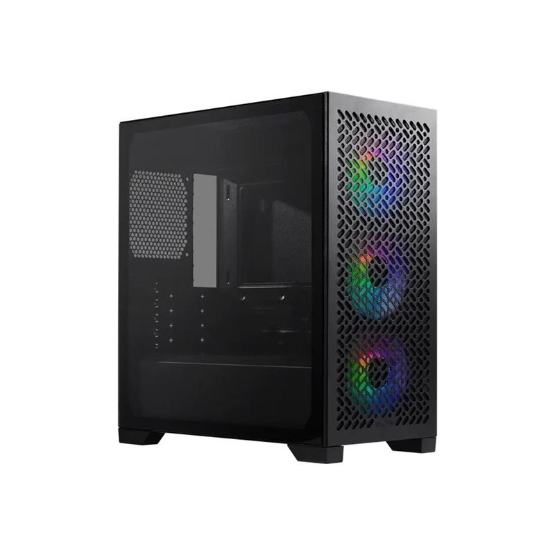 Gabinete Cooler Master Elite 302 Black 3 fans ARGB s/fuente