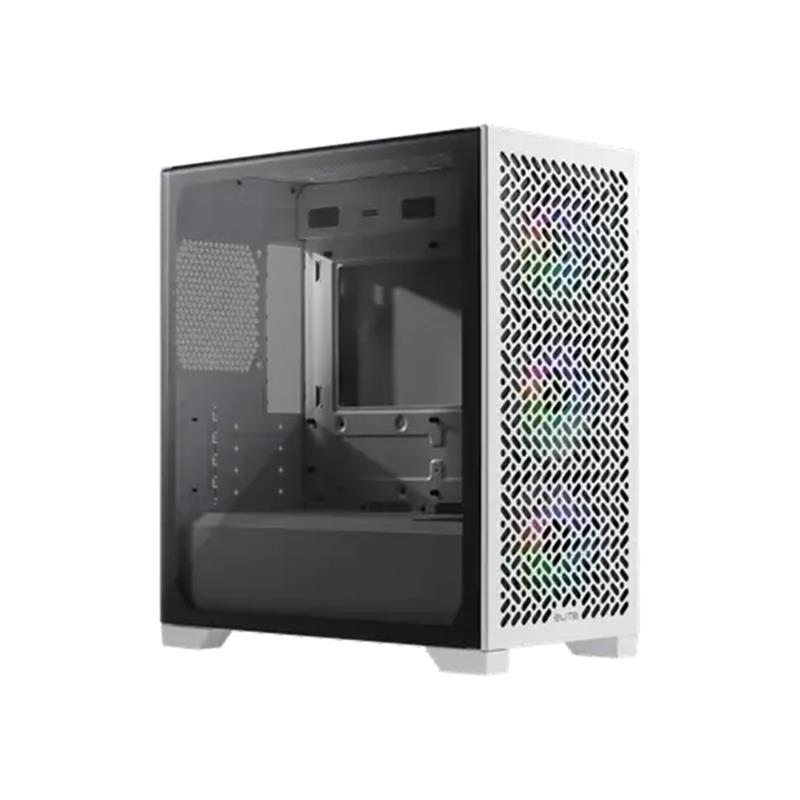Gabinete Cooler Master Elite 302 White 3 fans ARGB s/fuente