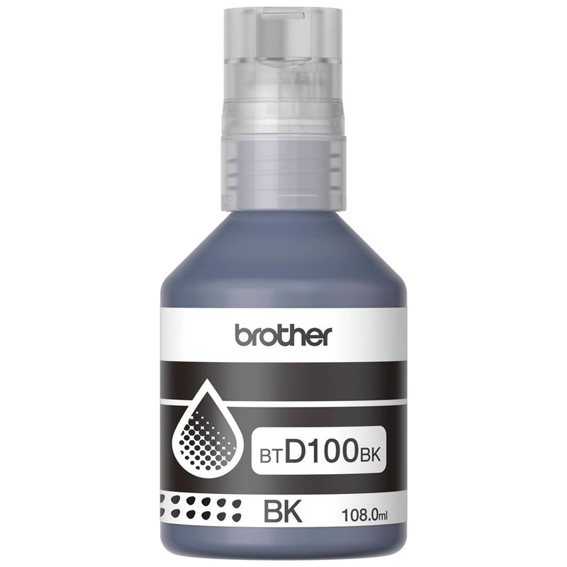 Botella de tinta Brother BTD100 Negra