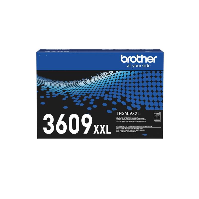 Cartucho de Tóner Brother TN3609XXL Negro