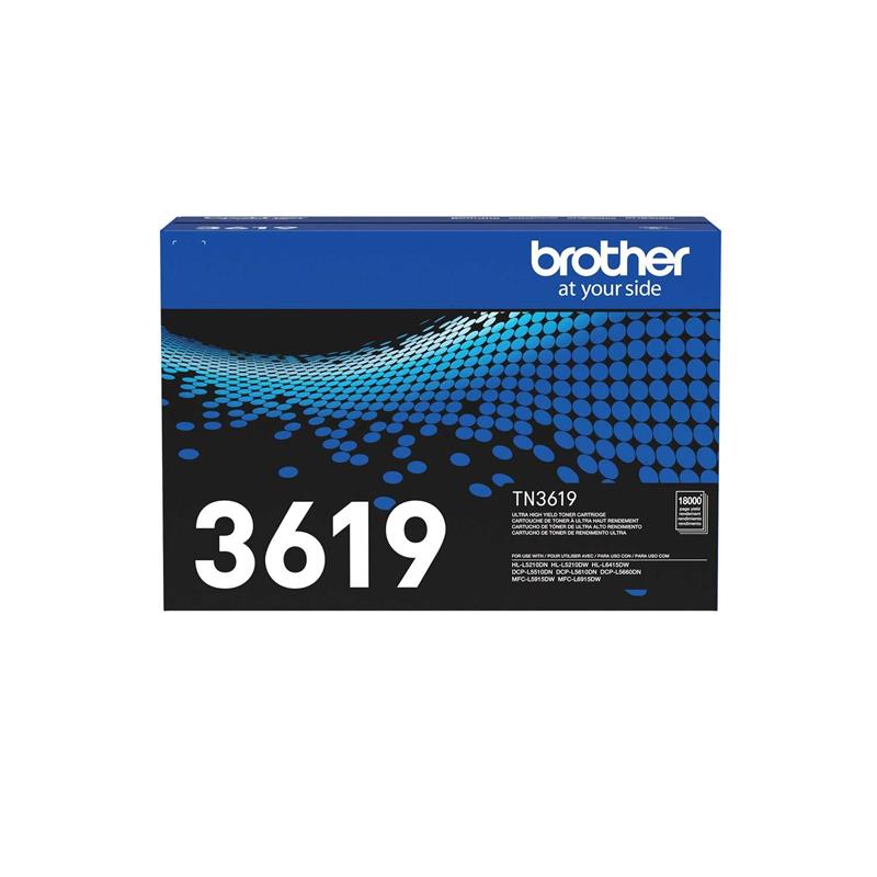 Tóner Brother TN3619 Negro