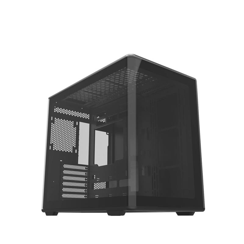Gabinete Cooler Master Elite 600 Vidrio Templado Curvo Black s/fuente