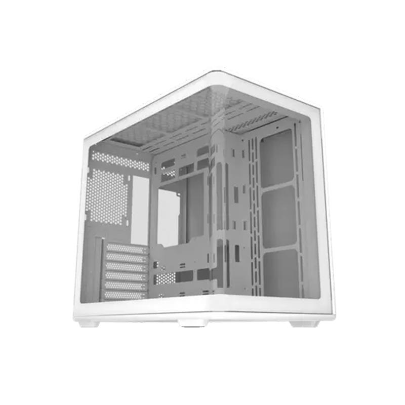 Gabinete Cooler Master Elite 600 Vidrio Templado Curvo White s/fuente
