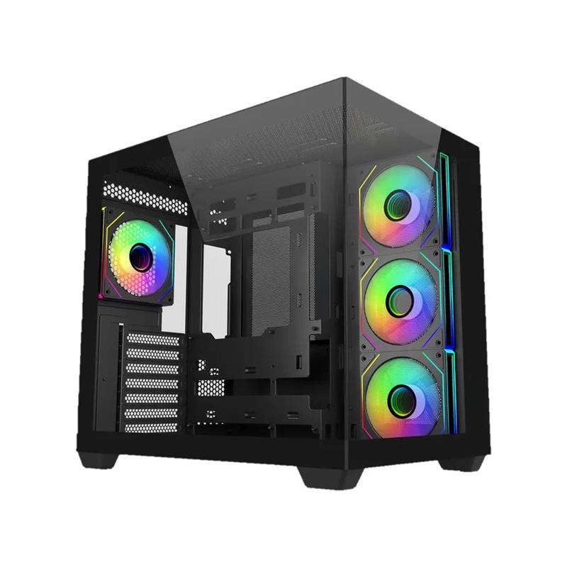 Gabinete Cooler Master Elite 681 Black 4 Fans ARGB s/fuente