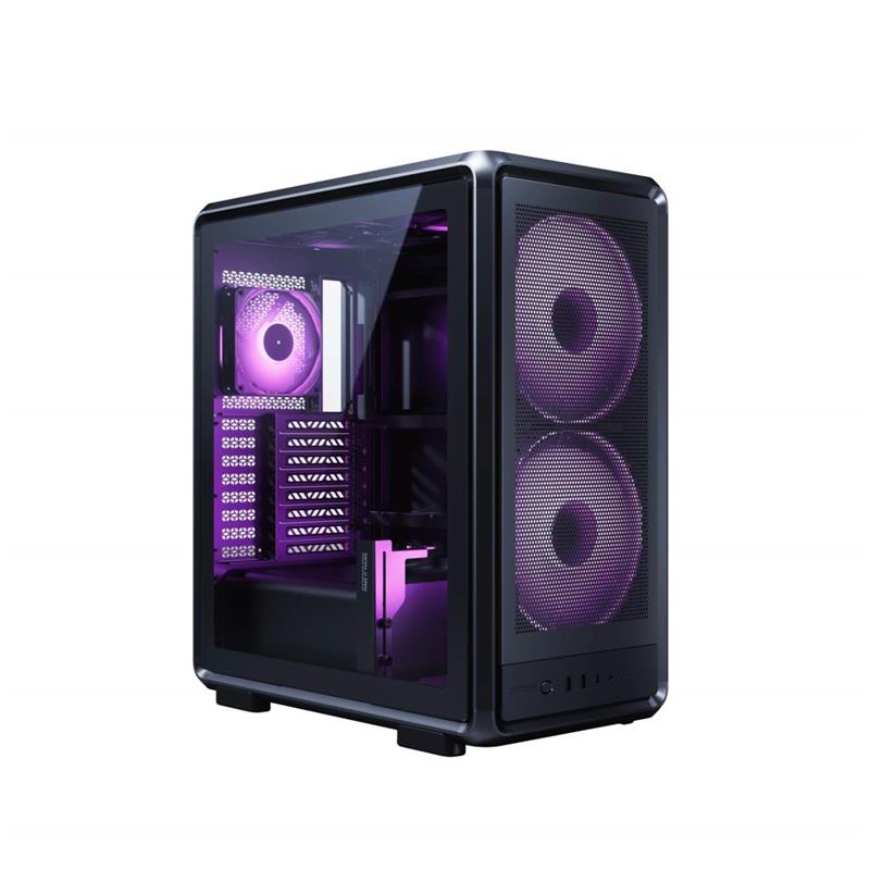 Gabinete Cooler Master MasterFrame 500 Mesh 3 Fans ARGB Aluminio Modular Black s/fuente