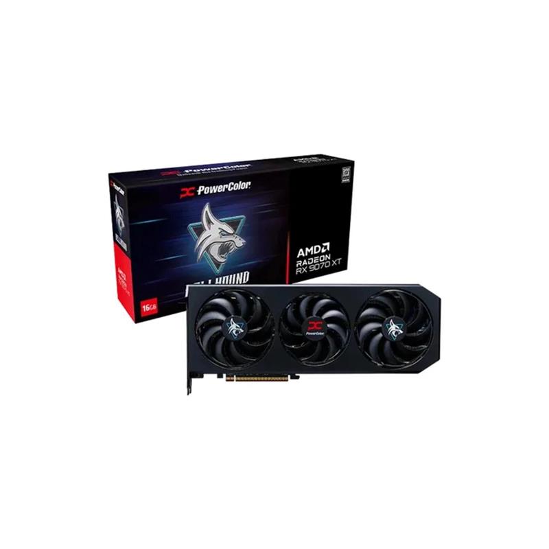 Placa de Video Powercolor Hellhound AMD Radeon RX 9070 XT 16GB GDDR6