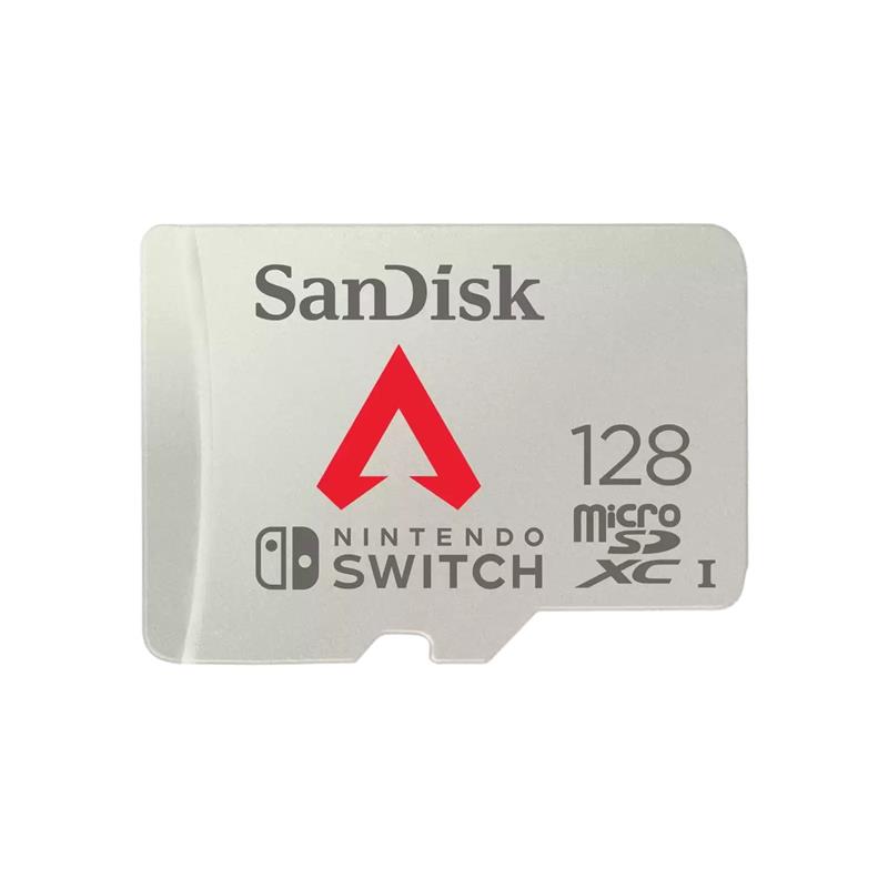 Tarjeta de Memoria Sandisk MicroSDXC 128GB UHS-I Card C10 U3 100Mb for Nintendo Switch Apex Legends Edition