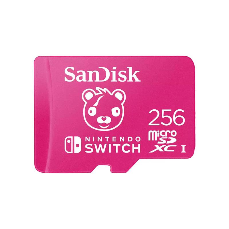 Tarjeta de Memoria Sandisk MicroSDXC 256GB UHS-I Card C10 U3 100Mb for Nintendo Switch Fortnite Edition