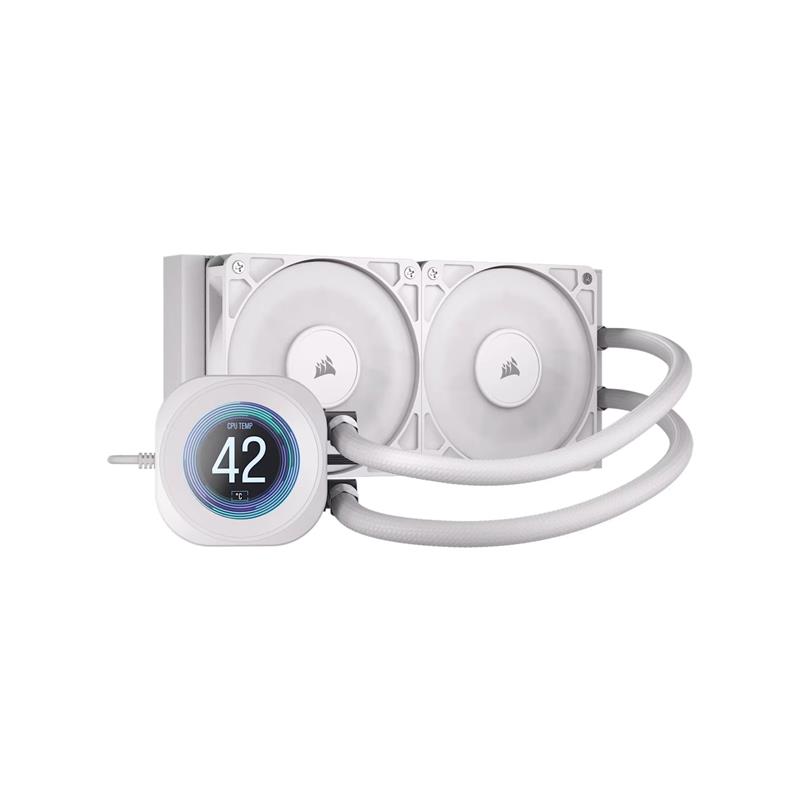 Liquid cooler CORSAIR NAUTILUS 240 RS LCD Blanco