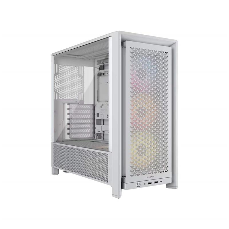 Gabinete CORSAIR FRAME 4000D RS ARGB Mid Tower Blanco