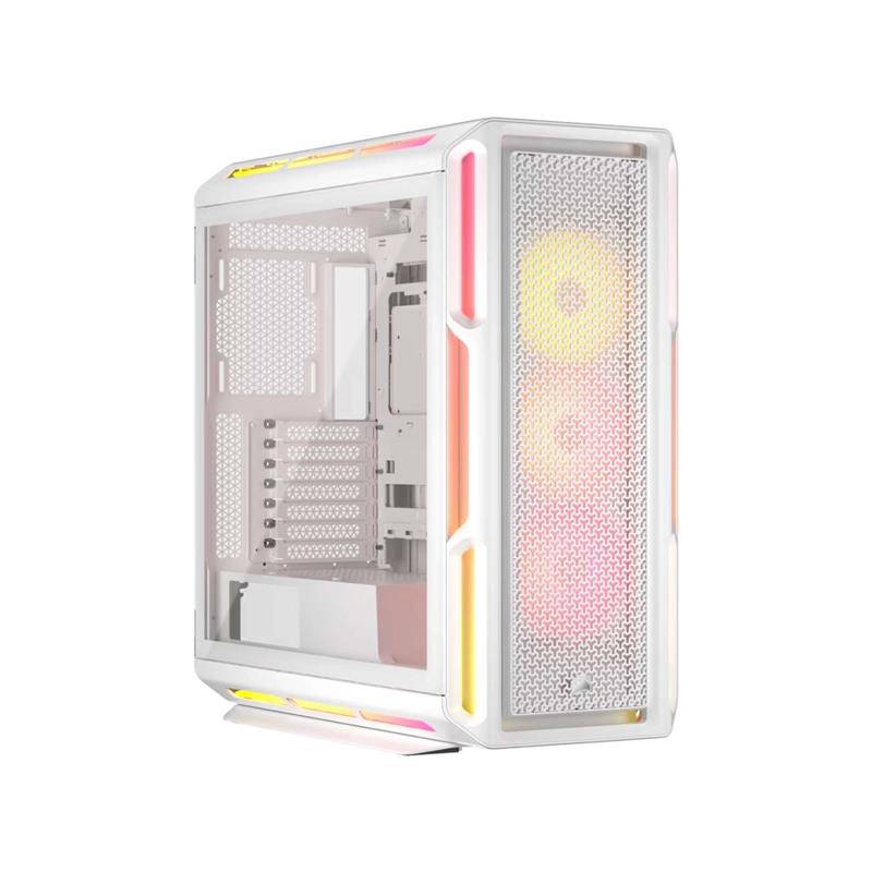 Gabinete CORSAIR iCUE LINK 5000T LX RGB Mid Tower blanco