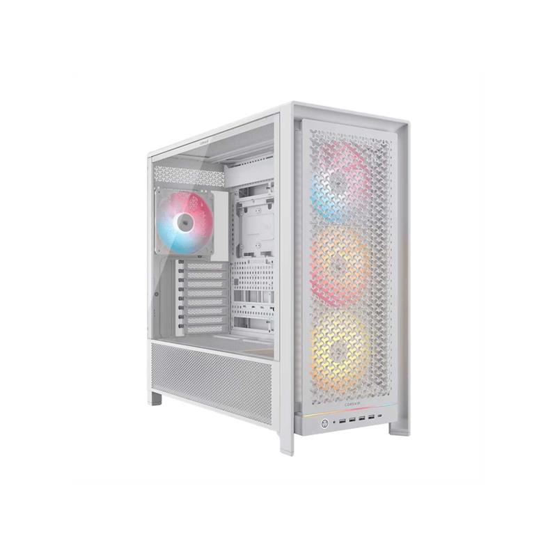 Gabinete CORSAIR FRAME 5000D RS ARGB Mid Tower Aire Elevado blanco