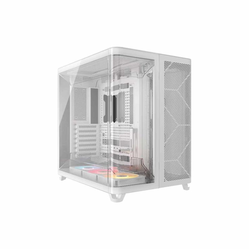 Gabinete CORSAIR ARGB AIR 5400 RS-R Mid Tower con triple cámara Blanco