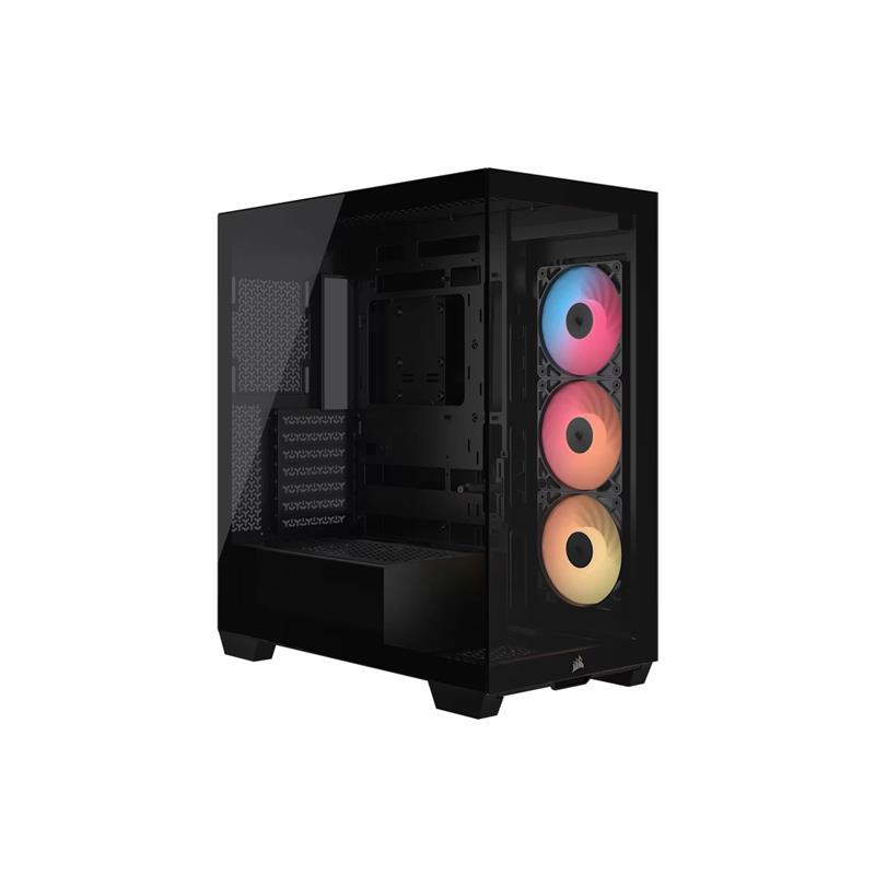 Gabinete CORSAIR 3500X RS-R ARGB Mid Tower Negro
