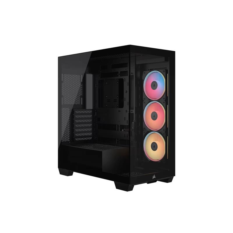 Gabinete CORSAIR 3500X LX-R RGB iCUE LINK Mid Tower Negro