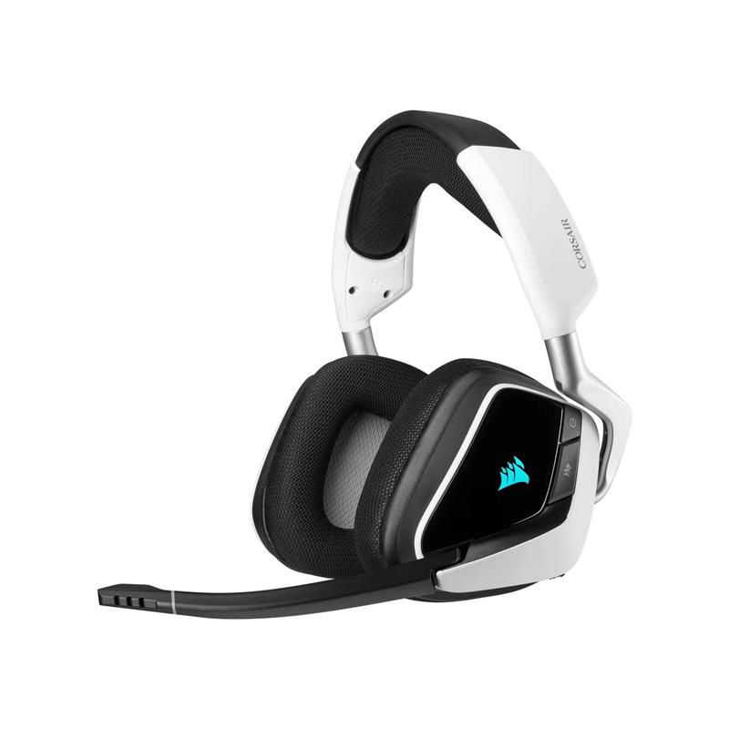 Auricular gaming Corsair void RGB elite Wireless 7.1 blanco