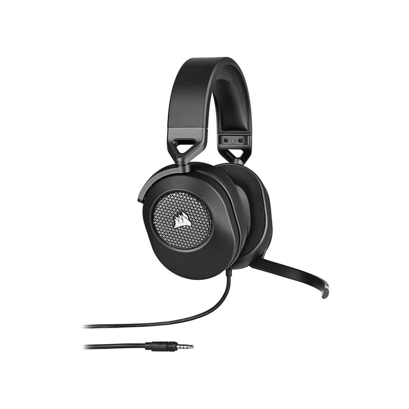Auricular gaming cableado Corsair HS65 surround, carbón