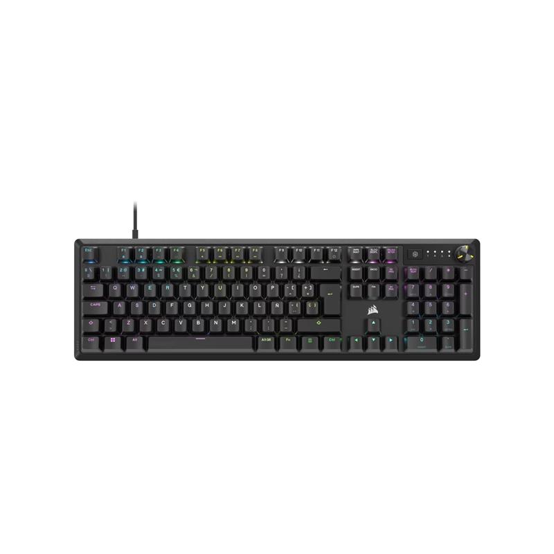 Teclado gamer mecánico CORSAIR K70 CORE RGB: Negro (EN)