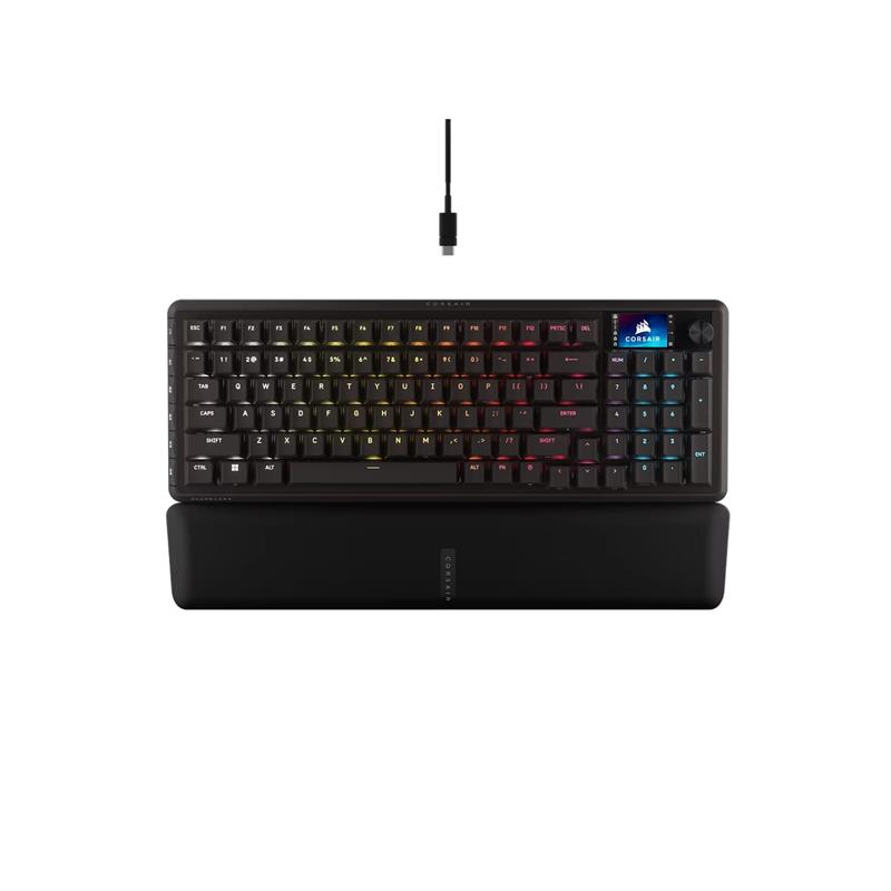 Teclado gamer mecanico CORSAIR VANGUARD 96, CORSAIR MLX Plasma