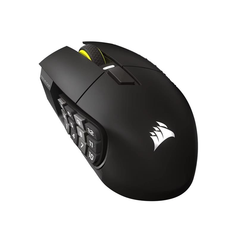 Mouse gamer CORSAIR MMO SCIMITAR ELITE Wireless SE, gris metálico