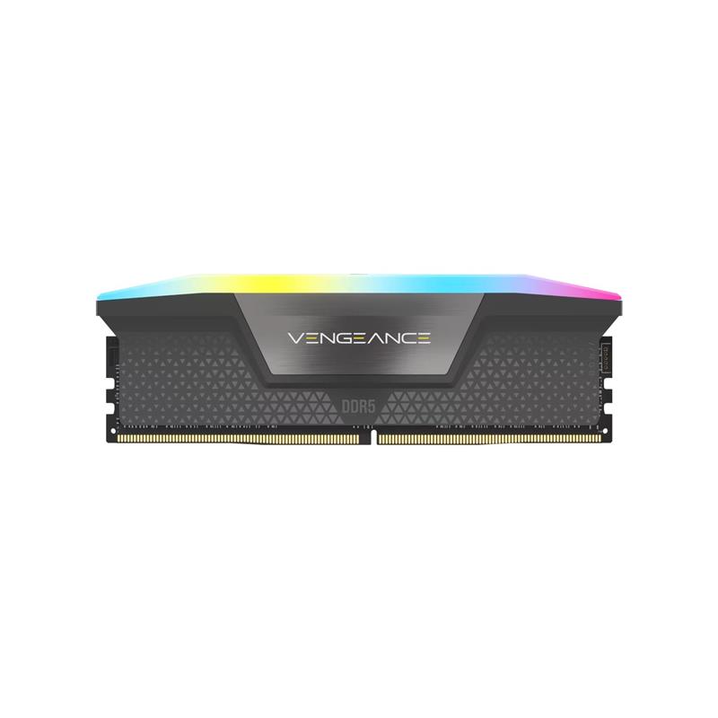 Memoria Ram UDIMM CORSAIR VENGEANCE 16GB DDR5 6000MHz CL36 1.35V (1 x 16GB) Negro RGB