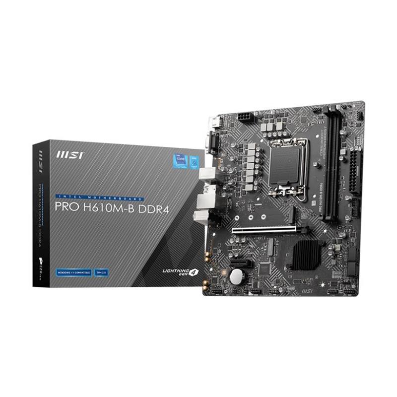 Motherboard MSI PRO H610M-B LGA 1700 DDR5