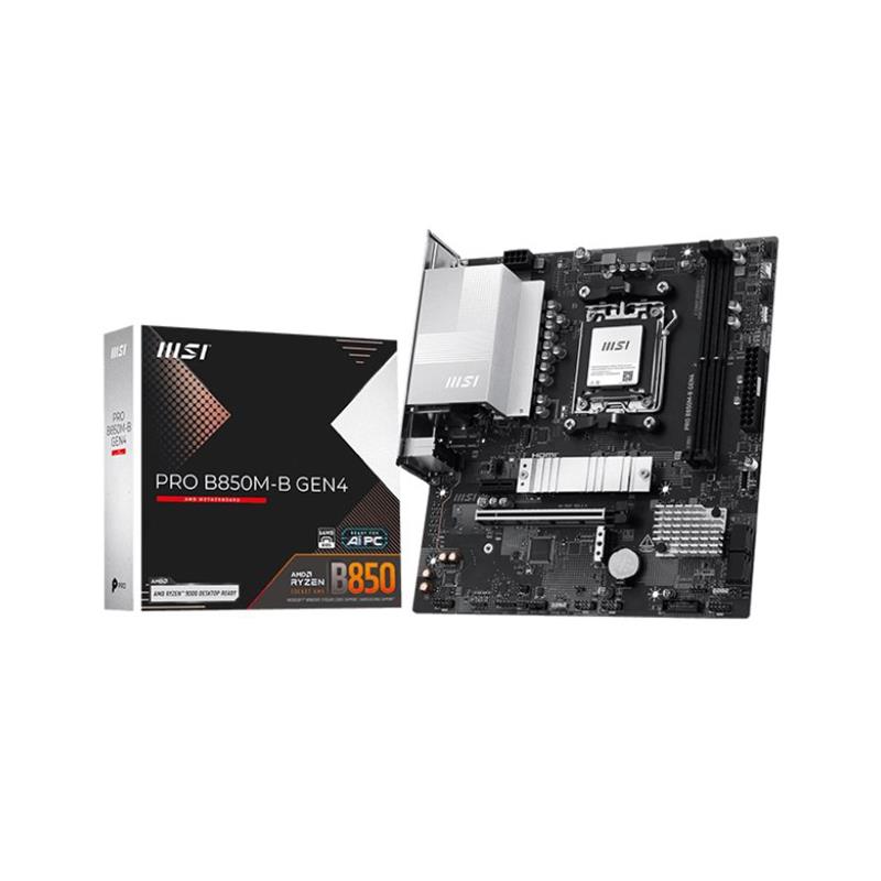 Motherboard MSI PRO B850M-B GEN4 AM5 DDR5