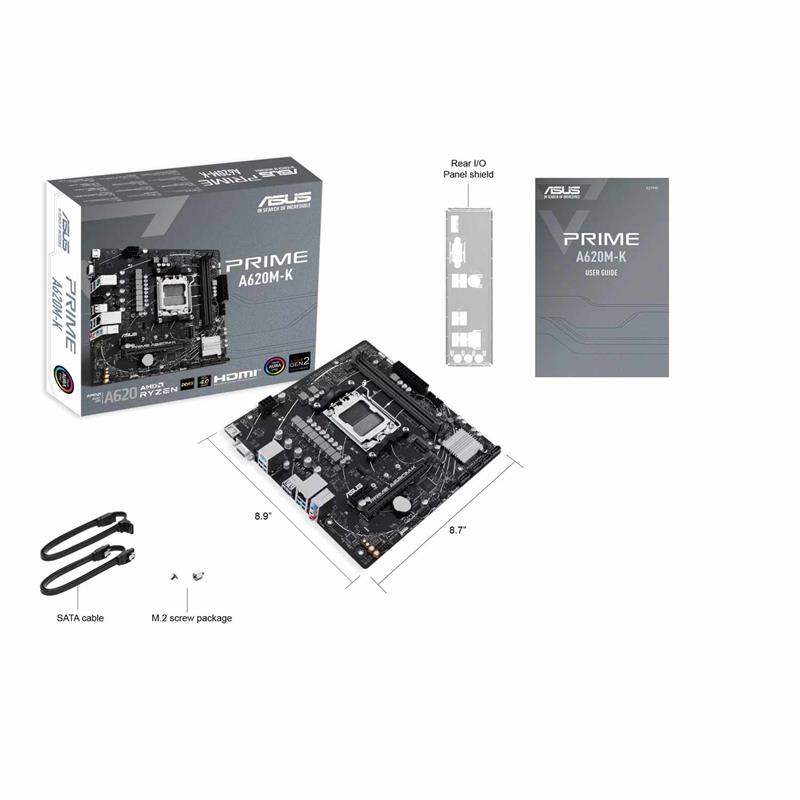 Motherboard ASUS PRIME A620M-K AM5 DDR5